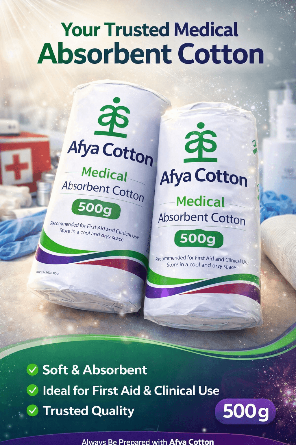 Afya Lead Medical Cotton